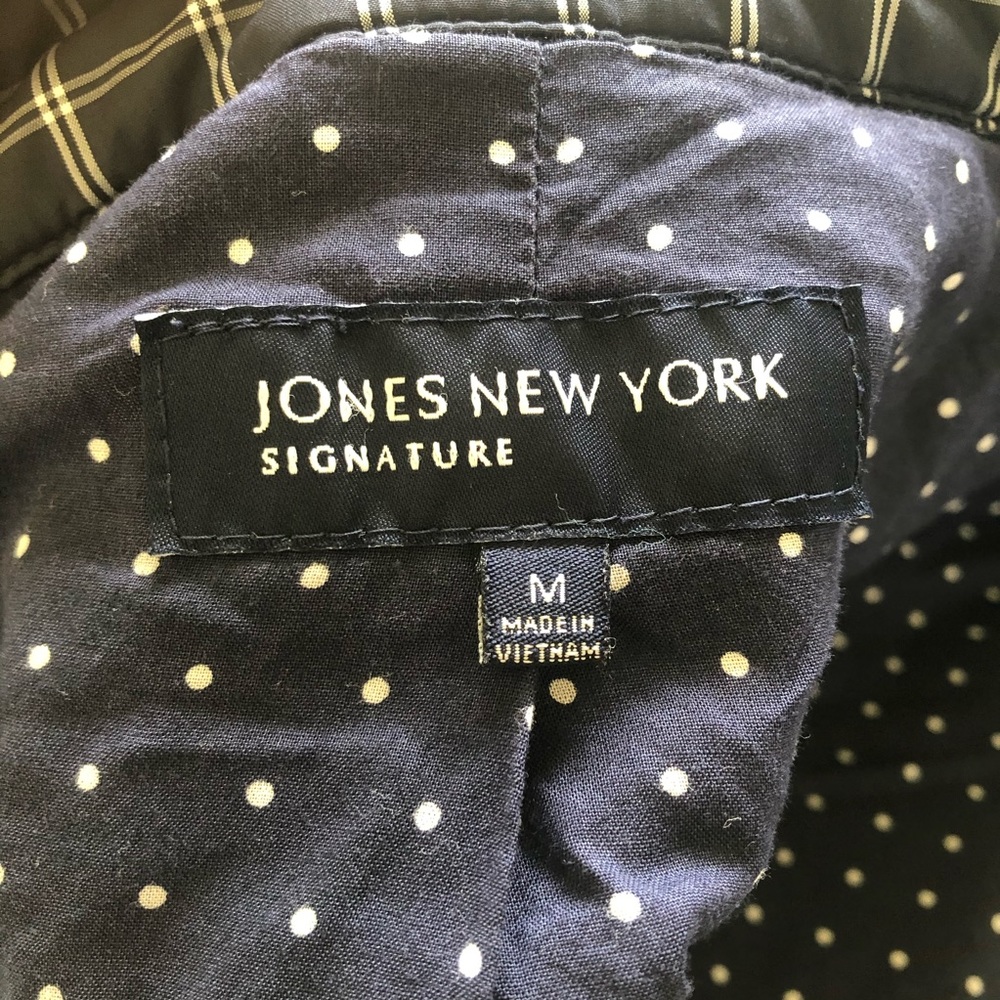 Jones NY EUC Lightweight Quilted Plaid Jacket - M - Picture 5 of 6